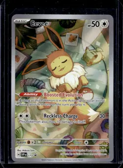 2023-25 Pokemon SV Black Star Promos Eevee Full Art #173 - Image 1