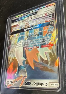 Cobalion GX 106/181 Ultra Rare Sun & Moon Team Up Pokemon TCG near mint - Image 3