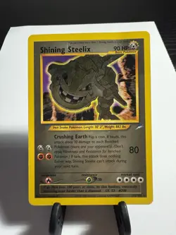 Shining Steelix 112/105 Pokemon Neo Destiny Holo MP - Image 1