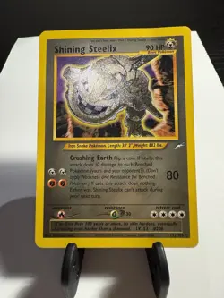 Shining Steelix 112/105 Pokemon Neo Destiny Holo MP - Image 3