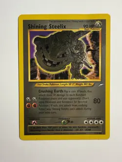 Shining Steelix 112/105 Pokemon Neo Destiny Holo MP - Image 4