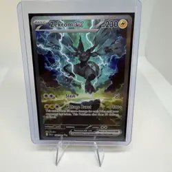 2025 POKEMON TCG: BLK EN-BLACK BOLT SPECIAL ILLUSTRATION RARE 166/086 ZEKROM EX - Image 1