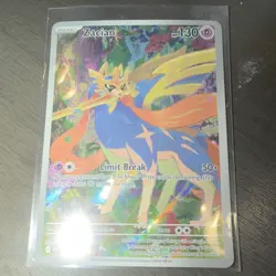 Pokemon Zacian 100/094 Me02 Phantasmal Flames Illustration Rare Holo 2025 HP 130 - Image 1