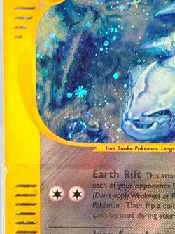 Pokemon TCG Steelix Holo Rare H23/H32 Aquapolis WOTC E-Reader LP - Image 3