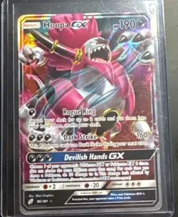 Pokemon TCG: Hoopa GX 96/181 - Ultra Rare - Team Up - Near Mint - Image 1