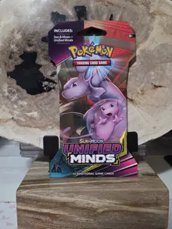 Pokemon Sun And Moon Unified Minds Sleeved Booster Pack Factory Sealed - Image 1