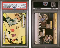 PSA 10 TOGEPI/GOLDUCK 2004 POKEMON JPN E BATTLE FRLG PIKACHU #A030 - Image 1