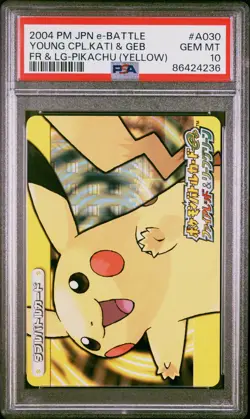 PSA 10 TOGEPI/GOLDUCK 2004 POKEMON JPN E BATTLE FRLG PIKACHU #A030 - Image 2