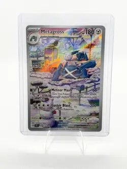 Pokemon Metagross Illustration Rare Holo Temporal Forces Near Mint NM Full Art - Image 1
