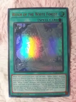 Yu-gi-oh! TCG Witch of the White Forest ALIN-EN058 Alliance Insight 1st Edition - Image 1