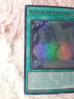 Yu-gi-oh! TCG Witch of the White Forest ALIN-EN058 Alliance Insight 1st Edition - Image 2