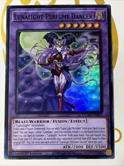 Yu-Gi-Oh Lunalight Perfume Dancer DUAD-EN031 Super Rare 1st Edition - Image 1