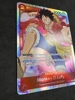 ONE PIECE Card Game Romance Dawn OP01-024 Monkey D Luffy Super Rare - Image 2