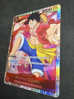 ONE PIECE Card Game Romance Dawn OP01-024 Monkey D Luffy Super Rare - Image 3