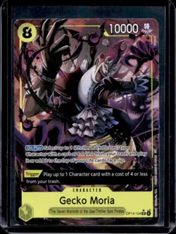 2026 One Piece The Azure Seas Seven Gecko Moria SR #OP14-104 - Image 1