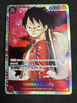 Monkey D. Luffy ST01-012 SR - One Piece TCG - Starter Deck 1: Straw Hat Crew NM - Image 1