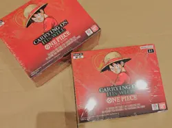 One Piece OP-13 Booster Boxes x2 + Cases - Carrying on His Will, English, SEALED - Image 2
