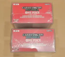 One Piece OP-13 Booster Boxes x2 + Cases - Carrying on His Will, English, SEALED - Image 4