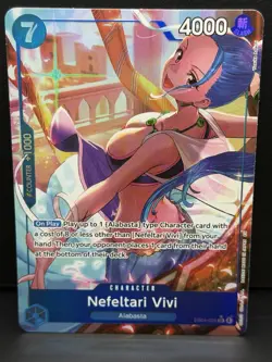 Nefeltari Vivi EB04-025 SR Alternate Art - One Piece TCG -Azure Sea's Seven - NM - Image 1
