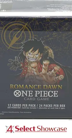 ONE PIECE OP-01 ENGLISH ROMANCE DAWN 1ST WAVE BOOSTER BOX SEALED BLUE BOTTOM - Image 1