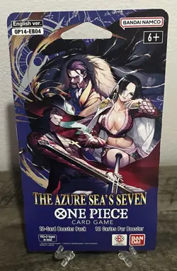 One Piece TCG The Azure Sea’s Seven OP-14 Sleeved Booster Pack 22 LOT Sealed (A) - Image 3
