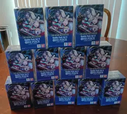 One Piece OP14 The Azure Sea's Seven Double Pack Set 9 Lot Of 12 - Image 1