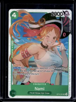 2026 One Piece The Azure Sea's Seven Nami Super Rare #OP14-031 - Image 1