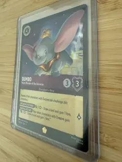 Dumbo Ninth Wonder of the Universe 45/204, Lorcana Fabled, Legendary Rarity, NM - Image 3
