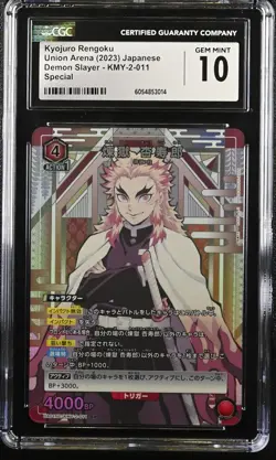 Kyojuro Rengoku UE05BT/KMY-2-011 CGC 10 Union Arena TCG Demon Slayer Card - Image 1