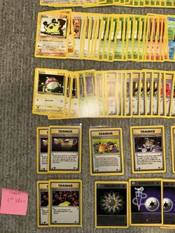 1999 Vintage Pokemon Cards Lot of 171 Team Rocket & Lot 17 Trainer First LP-HP - Image 4