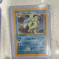 1999 Pokemon Gyarados - Base Set Holo NM 6/102 Card English - Image 1