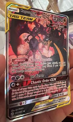 Naganadel & Guzzlord GX - 224/236 - Pokemon Cosmic Eclipse Sun & Moon Card MP - Image 3