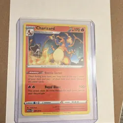 Pokemon Charizard 001/015 McDonald's 2024 Promo Regular Royal Blaze Card - Image 1