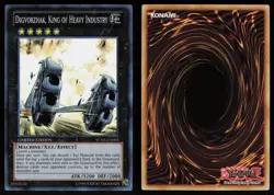 Digvorzhak, King of Heavy Industry YCSW-EN005 Super Rare Prize Card Yu-Gi-Oh NM - Image 3