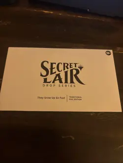 MTG Secret Lair They Grow Up So Fast Foil Card Set - Image 1