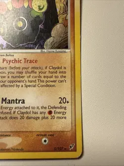 Pokemon Card - Claydol Deoxys 5/107 Holo Rare MP - Image 4