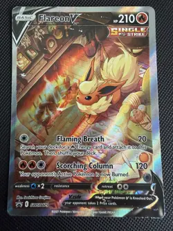 Flareon V SWSH179 SWSH: Sword & Shield Promo Cards Holo - Image 1