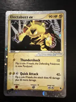 Pokemon TCG Electabuzz EX Holo Ultra Rare Card Ruby and Sapphire 97/109 MP - Image 1