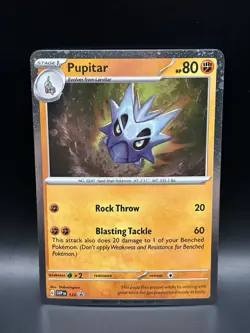 Pupitar 120 - Pokemon Scarlet & Violet Black Star Promo Card - NM - Image 1