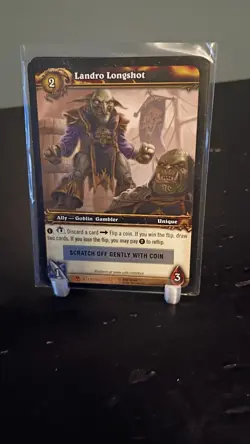 Landro Longshot World Of Warcraft Unscratched Loot Card - Image 1
