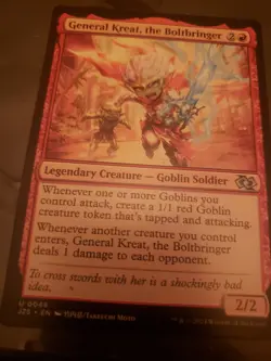 MTG FOUNDATIONS JUMPSTART GENERAL KREAT, THE BOLTBRINGER - Image 1