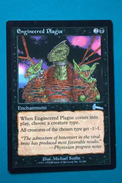 Engineered Plague - Urza’s Legacy - NM (Never Played) - Magic The Gathering(1) - Image 1
