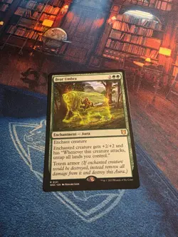 Bear Umbra - Commander: Wilds of Eldraine (WOC) MTG TCG NM - Image 1