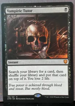 Vampiric Tutor NEAR MINT Commander Legends Regular - Image 1