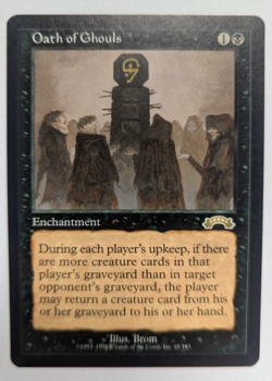 Magic Mtg Exodus Oath of Ghouls near mint - Image 1