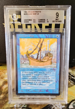 Arabian Nights - Merchant Ship - MTG - BGS 9 - Mint B++ - Image 1