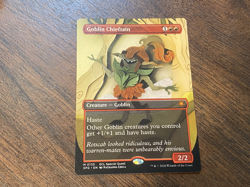 MAGIC Gathering LORWYN ECLIPSED unplayed mint mythic GOBLIN CHIEFTAIN borderless - Image 2