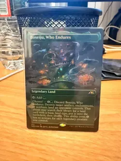 Boseiju, Who Endures (Borderless) Kamigawa: Neon Dynasty Foil - Image 1