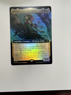 Maralen, Fae Ascendant (Extended Art) Lorwyn Eclipsed Foil - Legendary Creature - Image 1