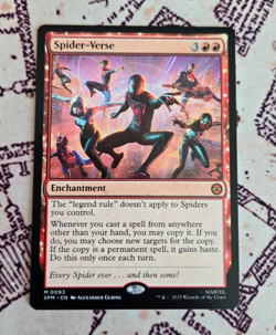 MTG Spider-Verse Spider Man Magic the Gathering NM - Image 1